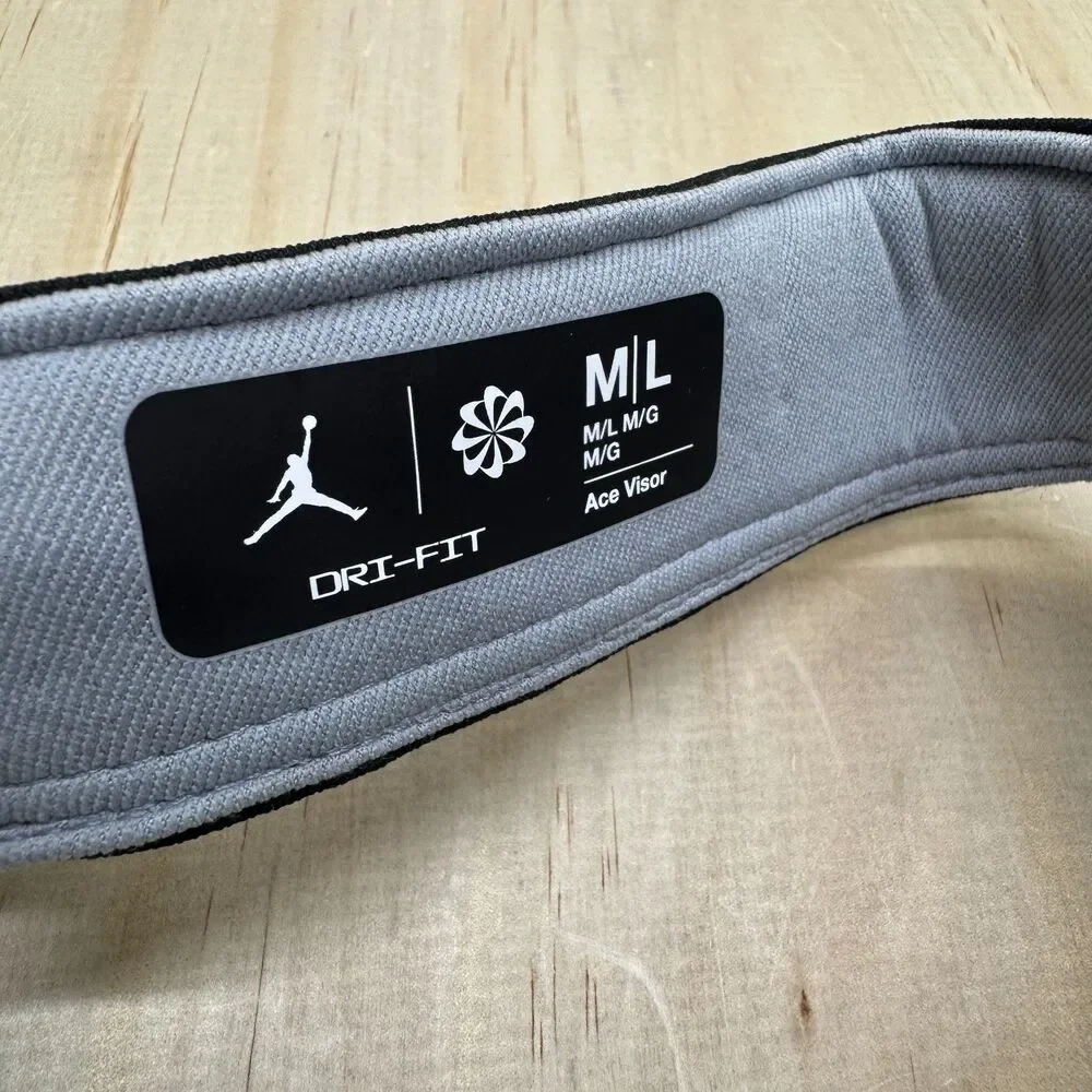 NEW UCLA Bruins Jordan Brand Ace Visor Black Authentic Team Issue Sz M/L